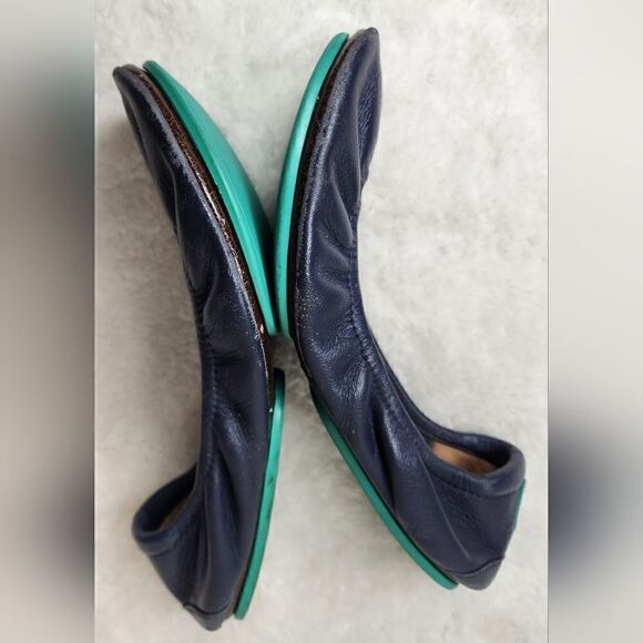Tieks navy blue Leather Ballet Flats Size 6 - Picture 4 of 9